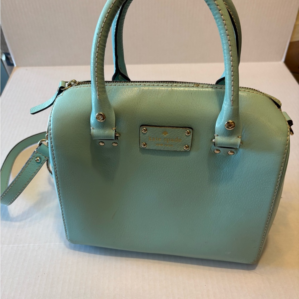 Kate Spade Allesa Wellesley Robins Egg Blue Satchel - Picture 1 of 6